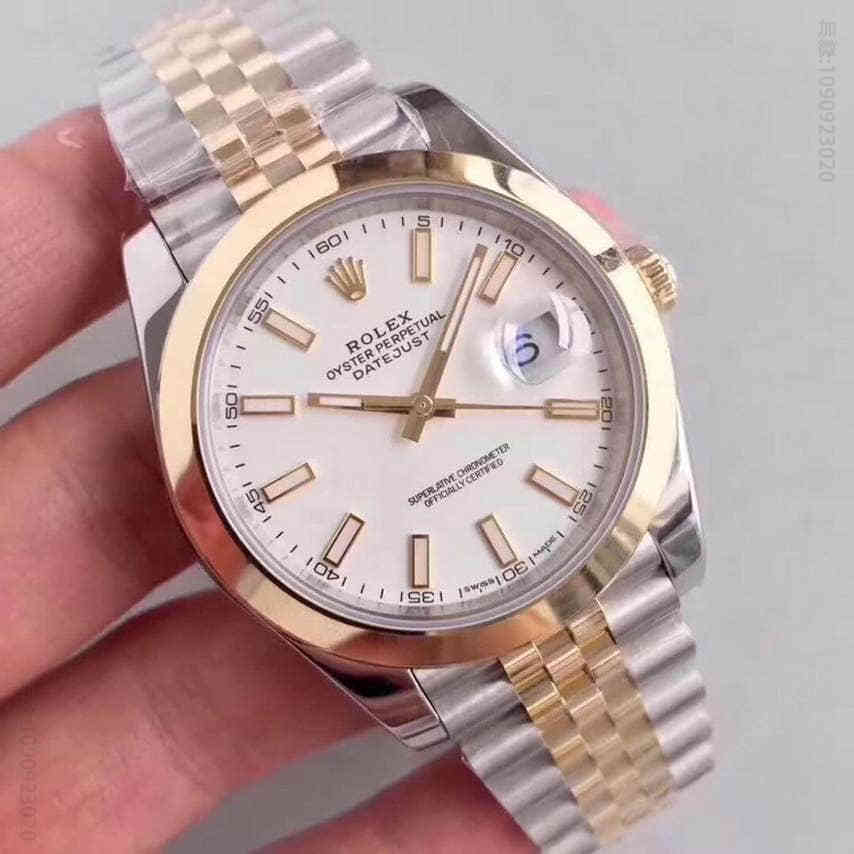 ROLEX劳力士日志型系列金色罗马表盘男士腕表