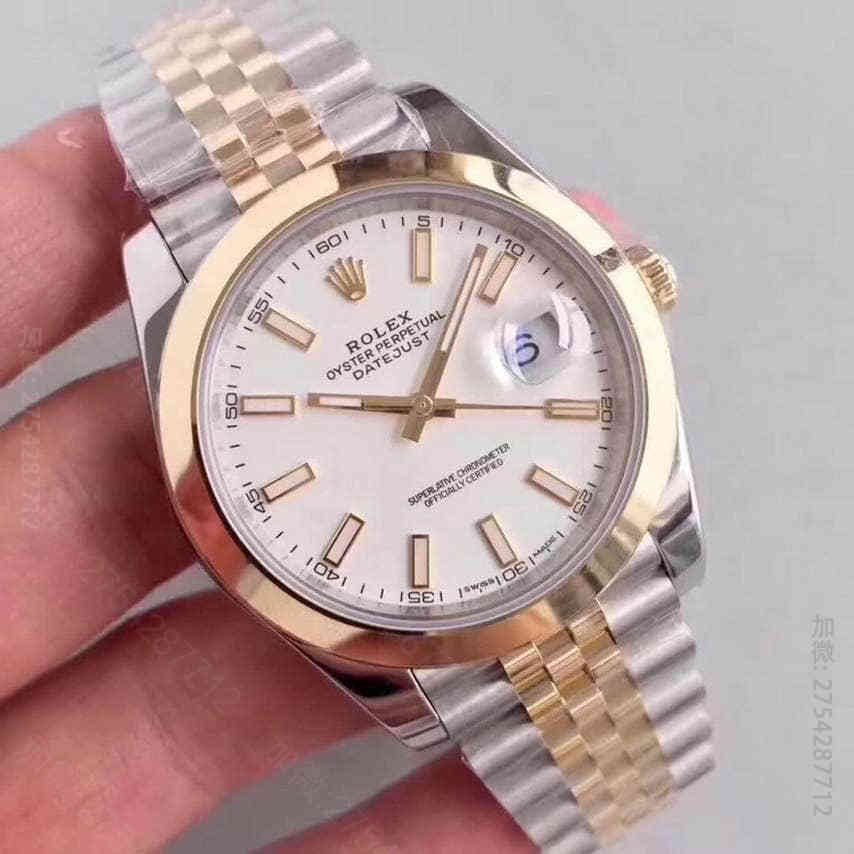 复刻劳力士男士手表 奢侈名表劳力士手表 ROLEX劳力士日志型系列金色罗马表盘男士腕表 