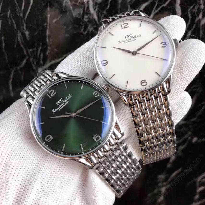 万国 IWC新款西铁城8215全自动机械机芯蓝光镀膜玻璃精钢腕表