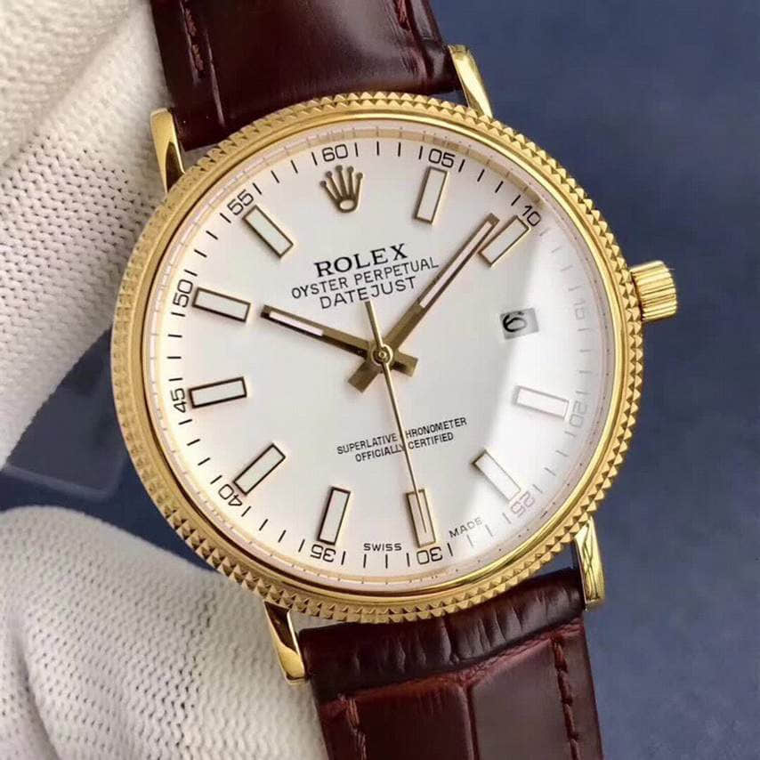 劳力士Rolex经典系列进口9015机芯原装针扣男士腕表