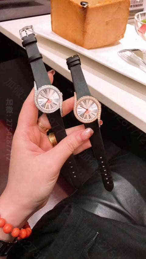 2023爆款伯爵PIAGET 罗马假日系蓝宝石玻璃镶水晶钻女款腕表 伯爵腕表 