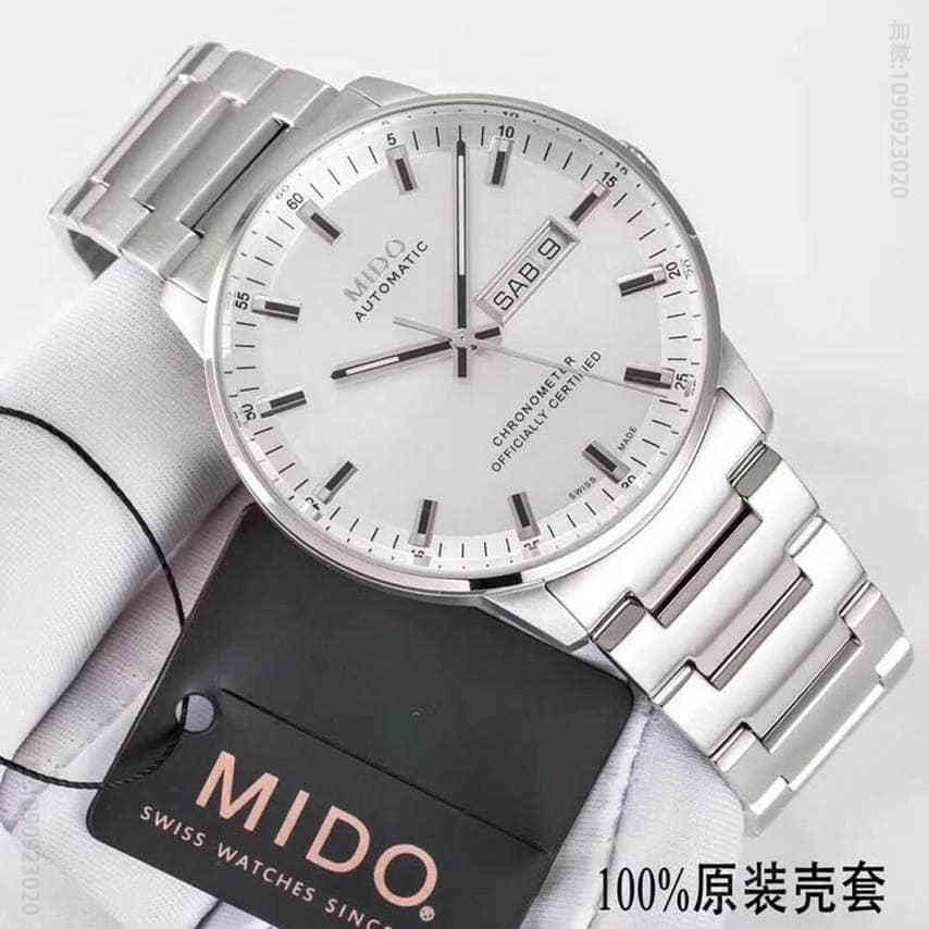 美度-MIDO 指挥官搭配瑞士EAT2836-2 全自动机械机芯316L精钢原装壳高端男士腕表