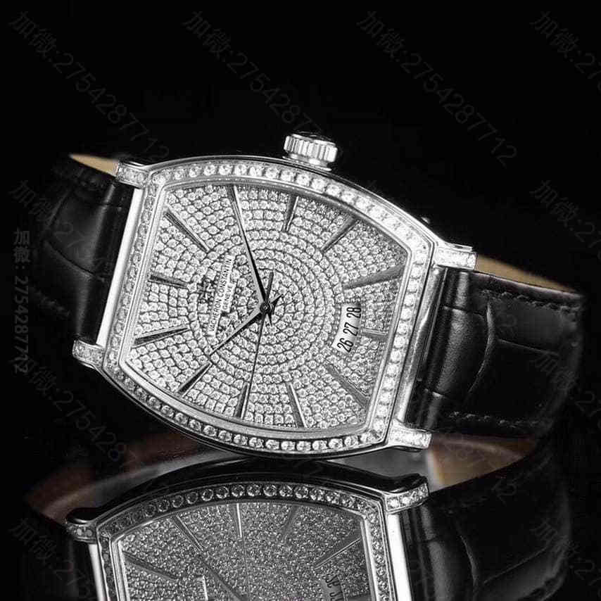 江诗丹顿（Vacheron Constantin ）满天星系列酒桶形马耳他男士多功能腕表 复刻江诗丹顿男款手表网站 