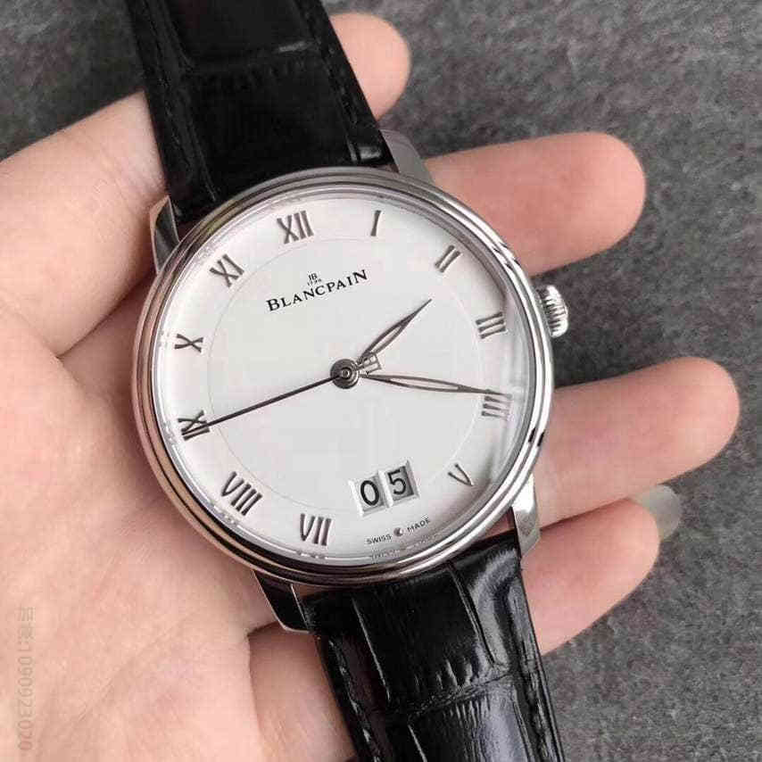 Blancpain宝铂开创系列6950机芯R10-1103-53B腕表碳纤维格纹盘面酷炫带感加大剑型镂空指针器高端腕表