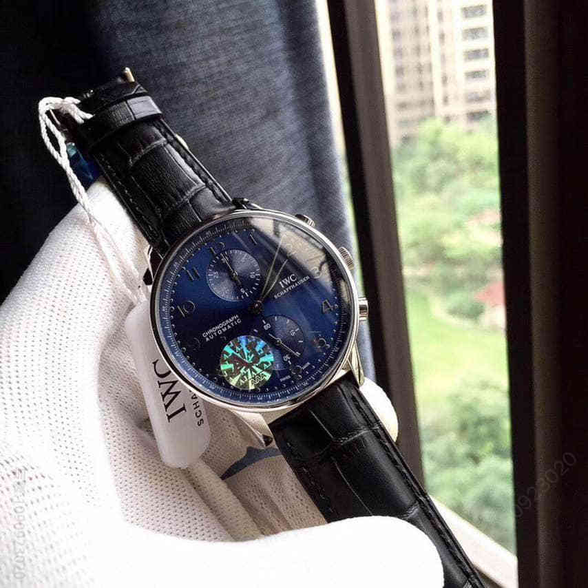 IWC万国 葡萄牙系列 自动机械计时跑秒腕表3714 IW371445 男表