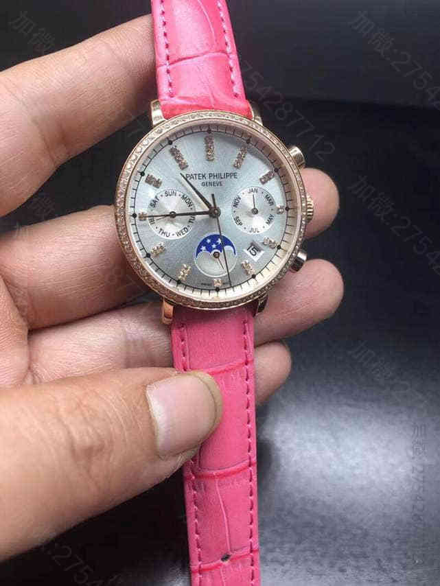 复刻百达翡丽女士腕表 百达翡丽女士腕表 2023款百达翡丽多功能机械表PATEKPHILIPPE原装进口9120机芯18k电镀工艺女神腕表 复刻百达翡丽网站 