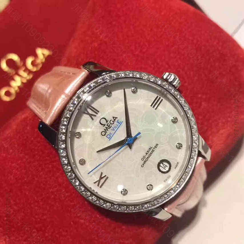 OMEGA-欧米茄蝶飞系列双拱蓝宝石玻璃镜面原装欧米茄2500机芯女表