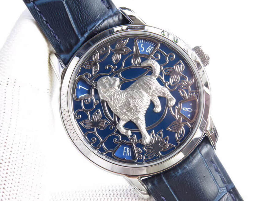江诗丹顿Vacheron Constantin艺术大师手工微雕刻生肖腕表