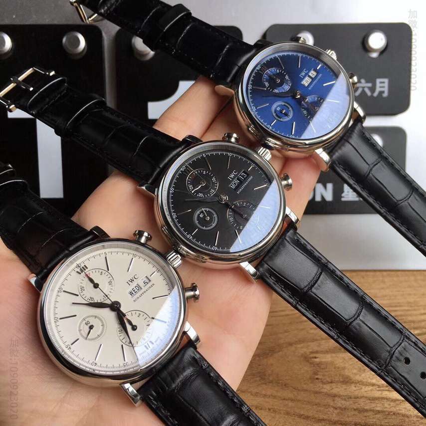 IWC万国波涛菲诺计时码表7750机芯高端腕表
