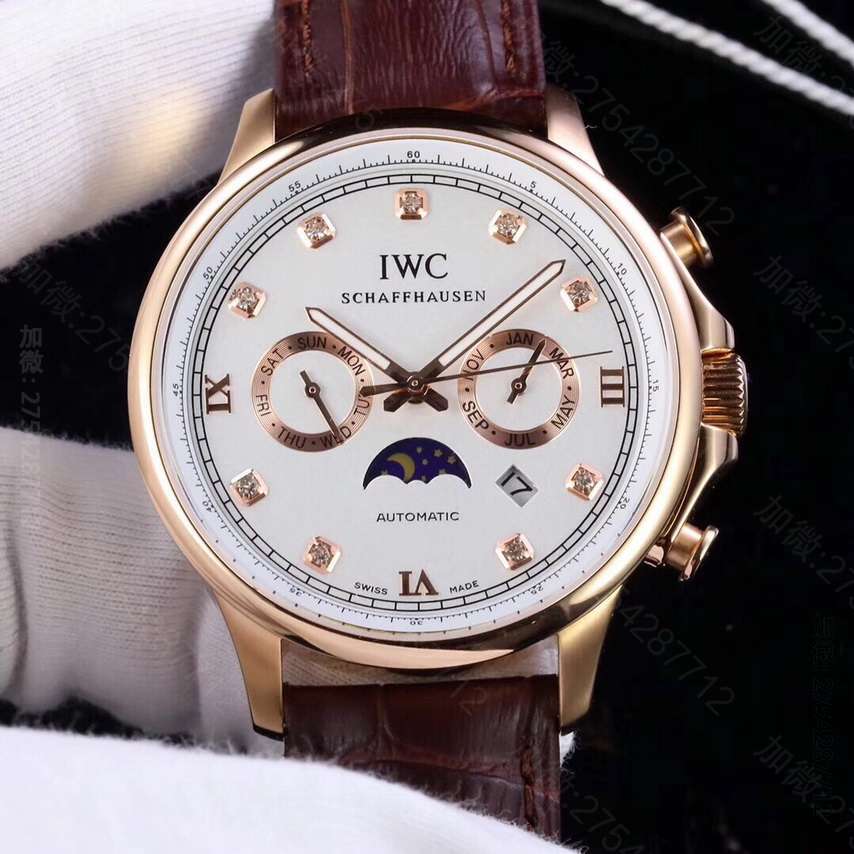 原版万国男士腕表 万国IWC（高雅精品 超越平凡） 精品男士腕表 顶级牛皮表带 原版万国男表网站 