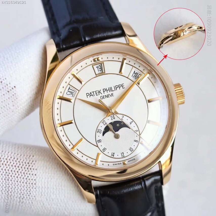 百达翡丽PATEKPHILIPPE复杂功能计时系列316钢精雕细琢Cal.324SQALU24H机芯