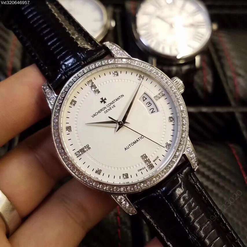 满钻商务款江诗丹顿Vacheron Constantin)2023款传承系列原装进口821A机芯男士腕表