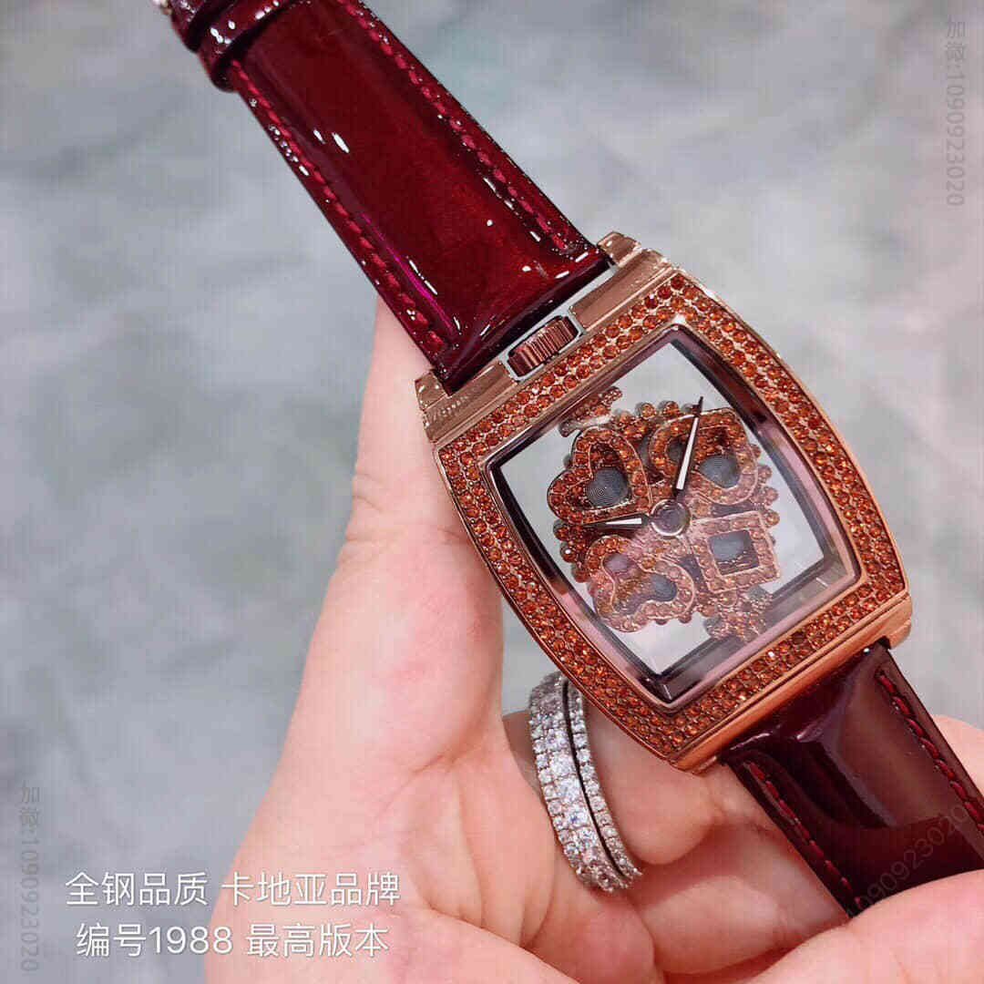 卡地亚Cartier #英国小卡#全钢品质1988编号 时来运转女表