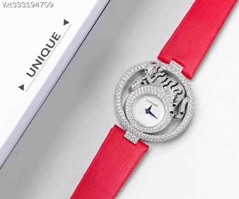 卡地亚Cartier 925纯银卡地亚创意宝石腕表系列HPI01011腕表