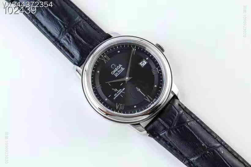 欧米茄omega蝶飞真96秒“NATO”北约布带后盖条码贴高级腕表