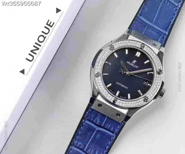 hublot宇舶表经典融合系列耐磨蓝宝石玻璃男表