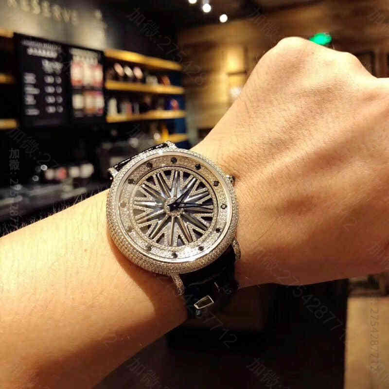 时来运转ANGELIA安吉丽娜克罗心迷之旋转搭载原装石英机芯 原单潮牌腕表 