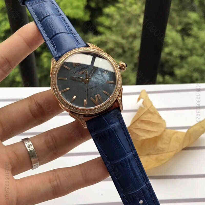 浪琴Longines2023 冬季新款双卜蓝宝石玻璃西铁城8215腕表