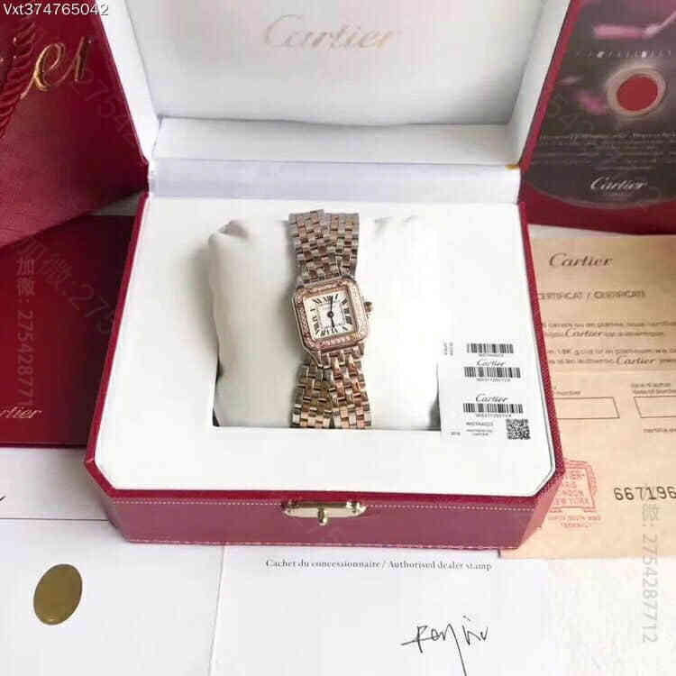 Panthère de Cartier 卡地亚猎豹系列瑞士进口石英机芯腕表 一比一卡地亚腕表网站 