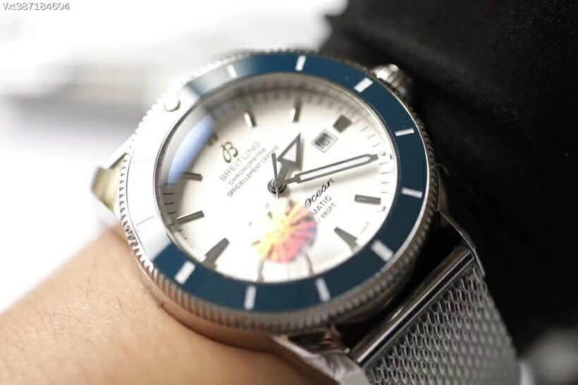 百年灵 BREITLING 超级海洋文化系列原装西铁城全自动机芯腕表