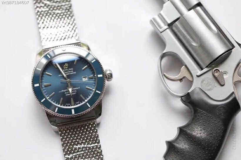 百年灵 BREITLING 超级海洋文化系列原装西铁城全自动机芯腕表 高仿潮牌手表价格 
