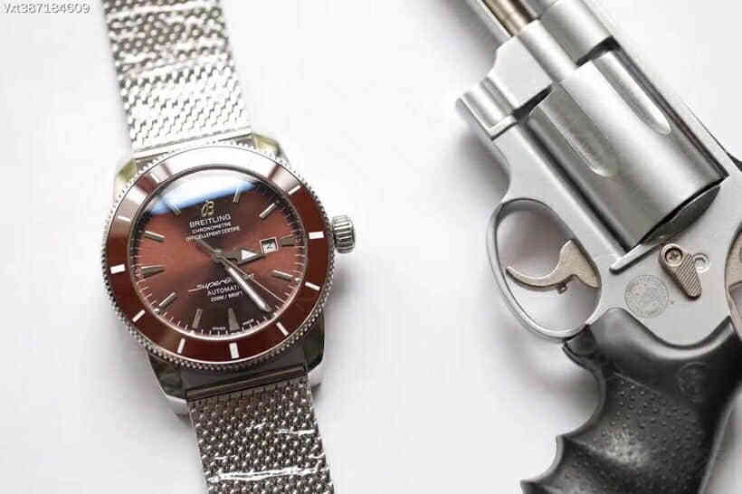 百年灵 BREITLING 超级海洋文化系列原装西铁城全自动机芯腕表 高仿潮牌手表批发 