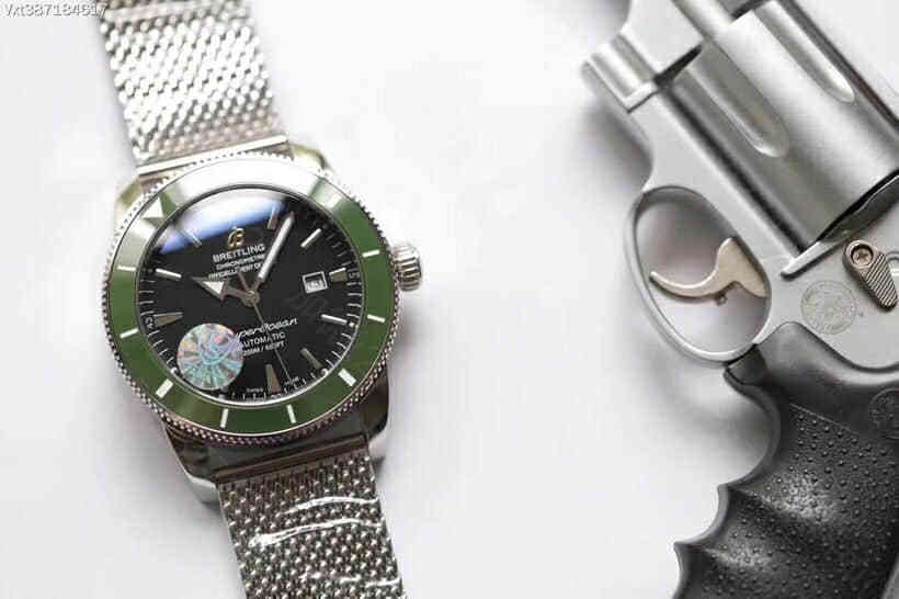 百年灵 BREITLING 超级海洋文化系列原装西铁城全自动机芯腕表 高仿潮牌手表商城 