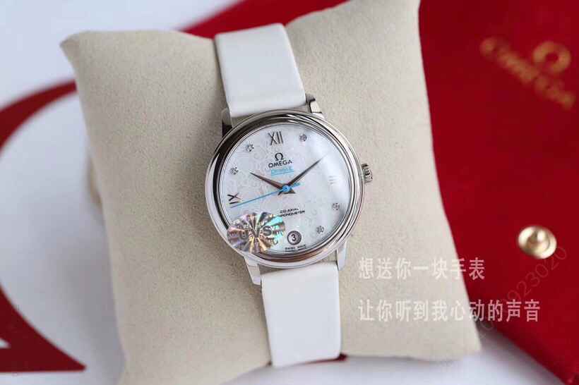 UVS正品开模！欧米茄碟飞系列424.10.33.20.55.002 装海欧2824机芯