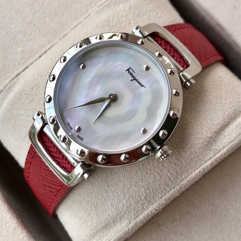 新款！真钻！菲拉格慕Ferragamo STYLE系列镶钻女士石英手表