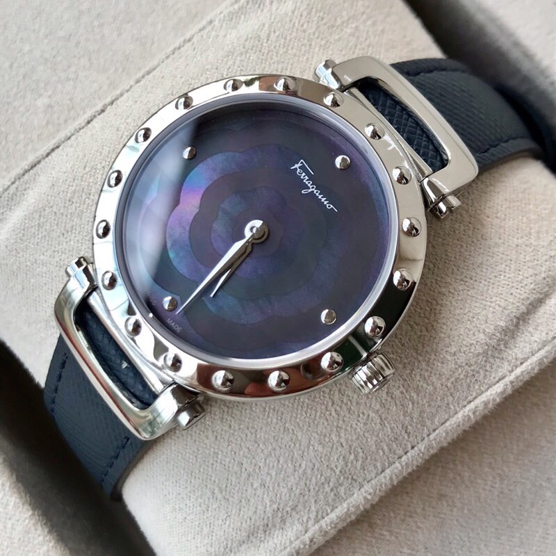 新款！真钻！菲拉格慕Ferragamo STYLE系列镶钻女士石英手表