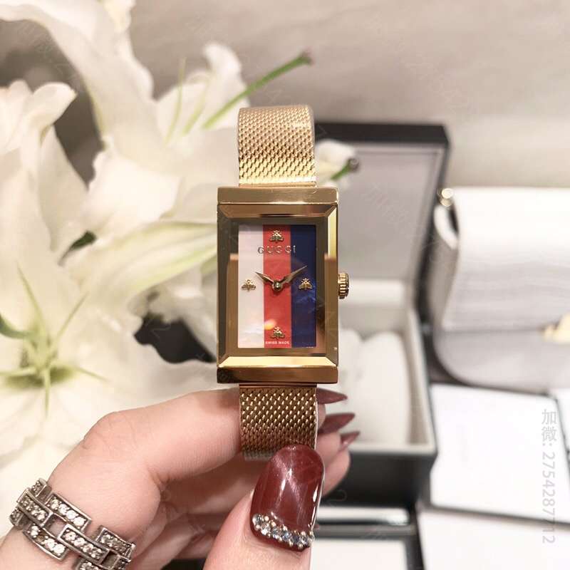 古驰女士腕表 古驰-GUCCI2023年古驰巴塞尔主角，ORIGINAL GUCCI原厂配件，进口石英机女表 