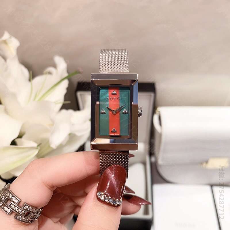 原单古驰女士手表 古驰女士手表 古驰-GUCCI2023年古驰巴塞尔主角，ORIGINAL GUCCI原厂配件，进口石英机女表 