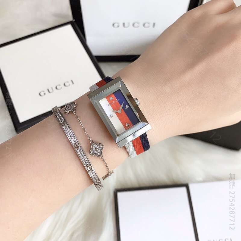 原单古驰女士手表 古驰女士手表 古驰-GUCCI2023年古驰巴塞尔主角，ORIGINAL GUCCI原厂配件，进口石英机女表 