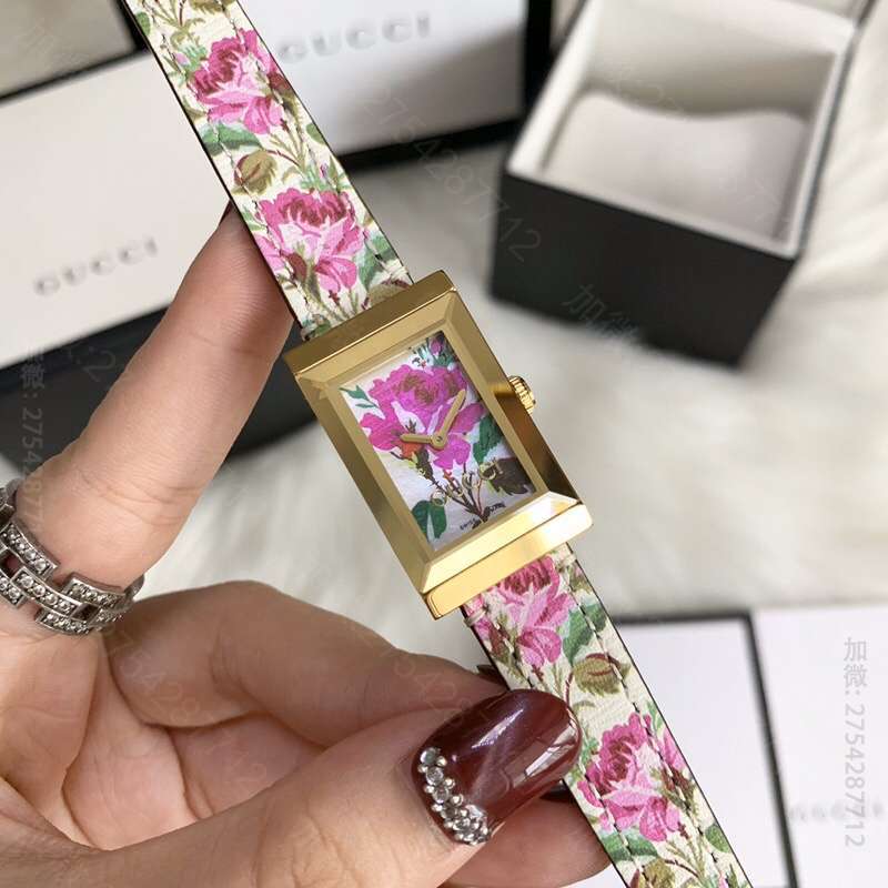 原单古驰女士手表 古驰女士手表 古驰-GUCCI2023年古驰巴塞尔主角，ORIGINAL GUCCI原厂配件，进口石英机女表 