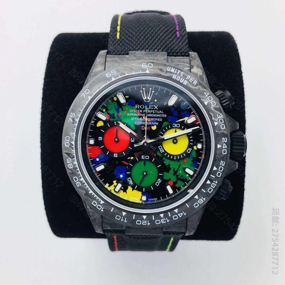 WWF新品发布 A7750计时机芯劳力士ROLEX宇宙计时迪通拿系列之DIW团队改造版 劳力士男士腕表 