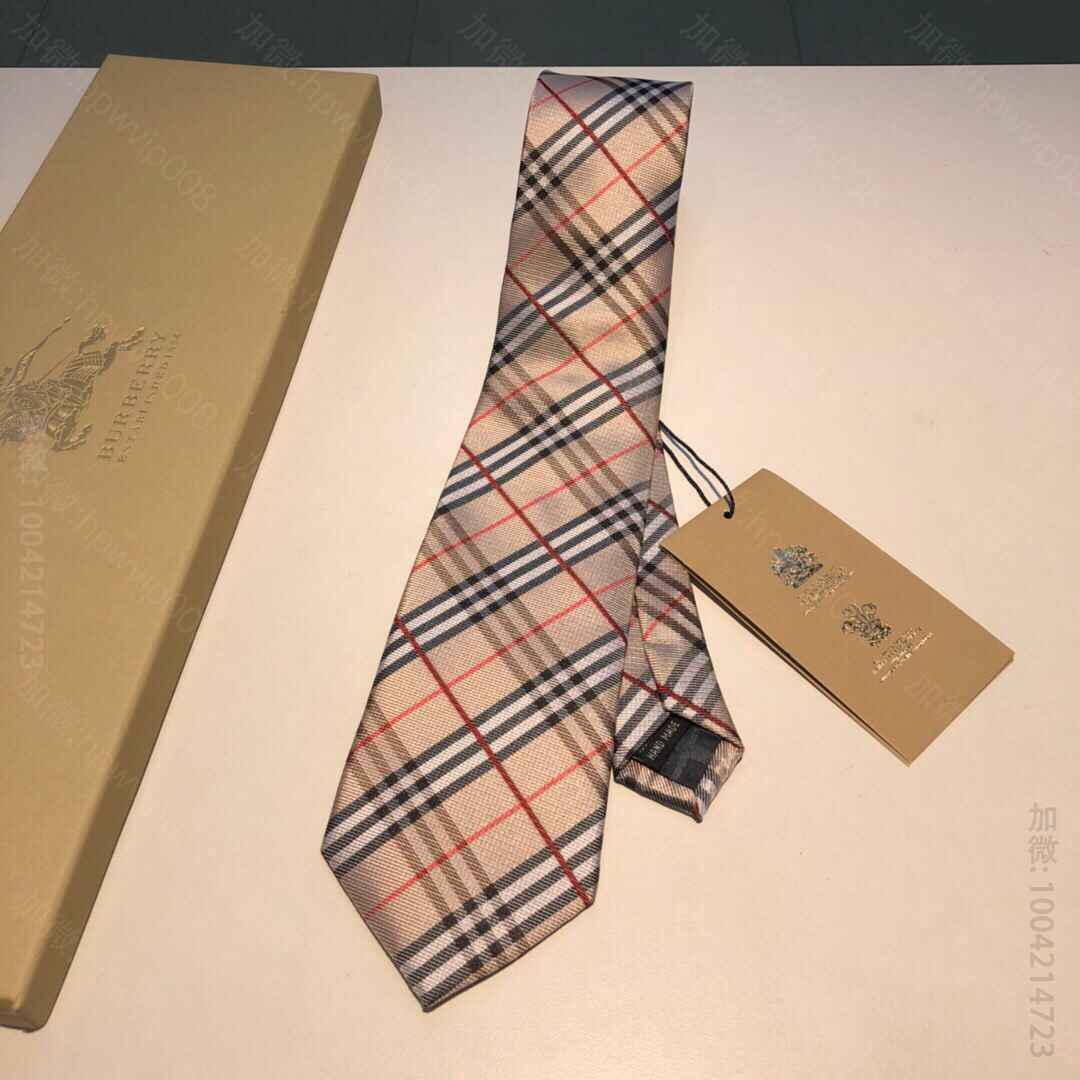 原单巴宝莉男款领带 巴宝莉男款领带 Burberry巴宝莉100%顶级提花真丝手工定制领带 原单巴宝莉配饰货源 