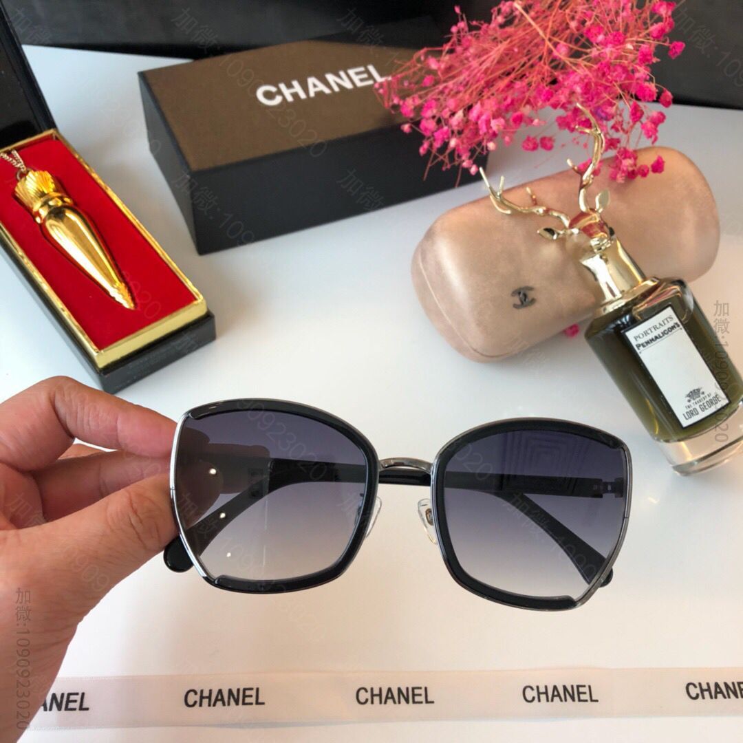 CHANEL香奈儿多边几何形新品女士太阳眼镜