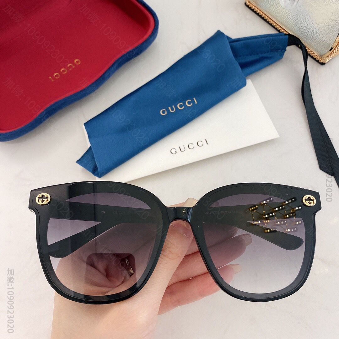 GUCCI古驰2023新品大方框方形男女通用太阳眼镜