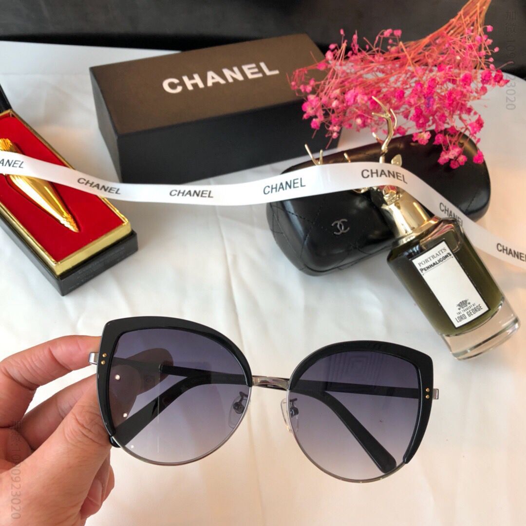 CHANEL香奈儿猫眼造型个性女士太阳眼镜