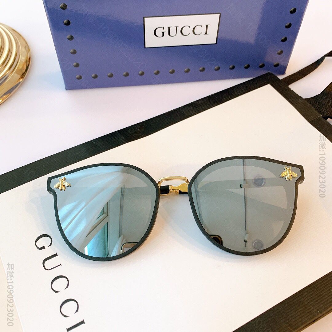 GUCCI古奇女士圆框太阳眼镜