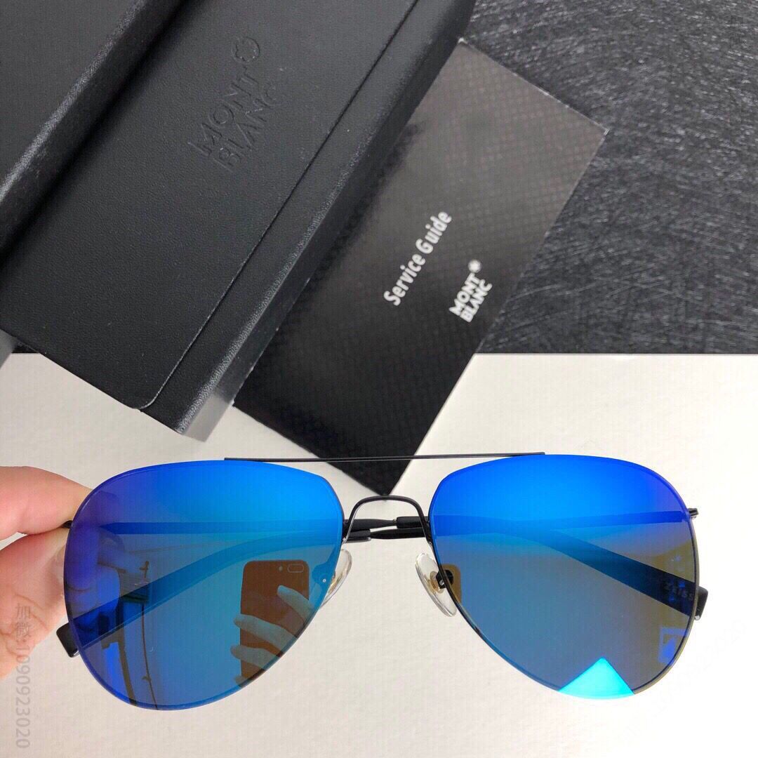 MONTBLANC万宝龙简约方框超轻蛤蟆镜太阳眼镜
