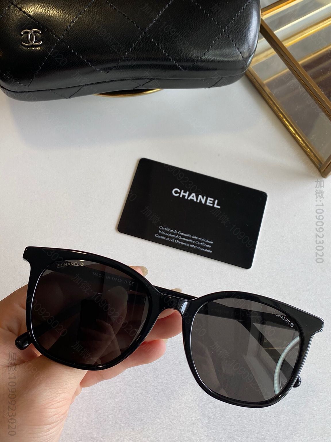CHANEL香奈儿超轻镜框男女通用太阳眼镜