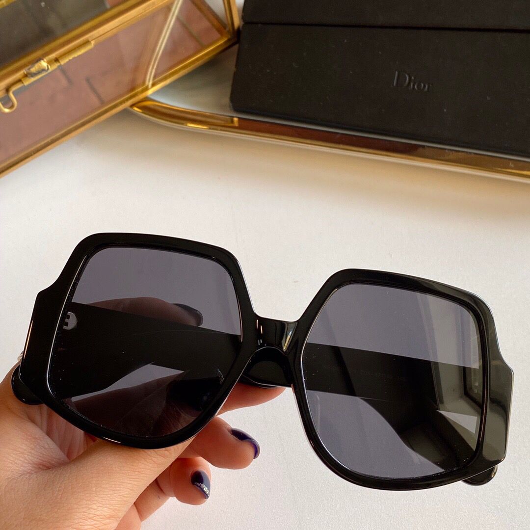 Dior迪奥时尚板材方框男女通用太阳眼镜