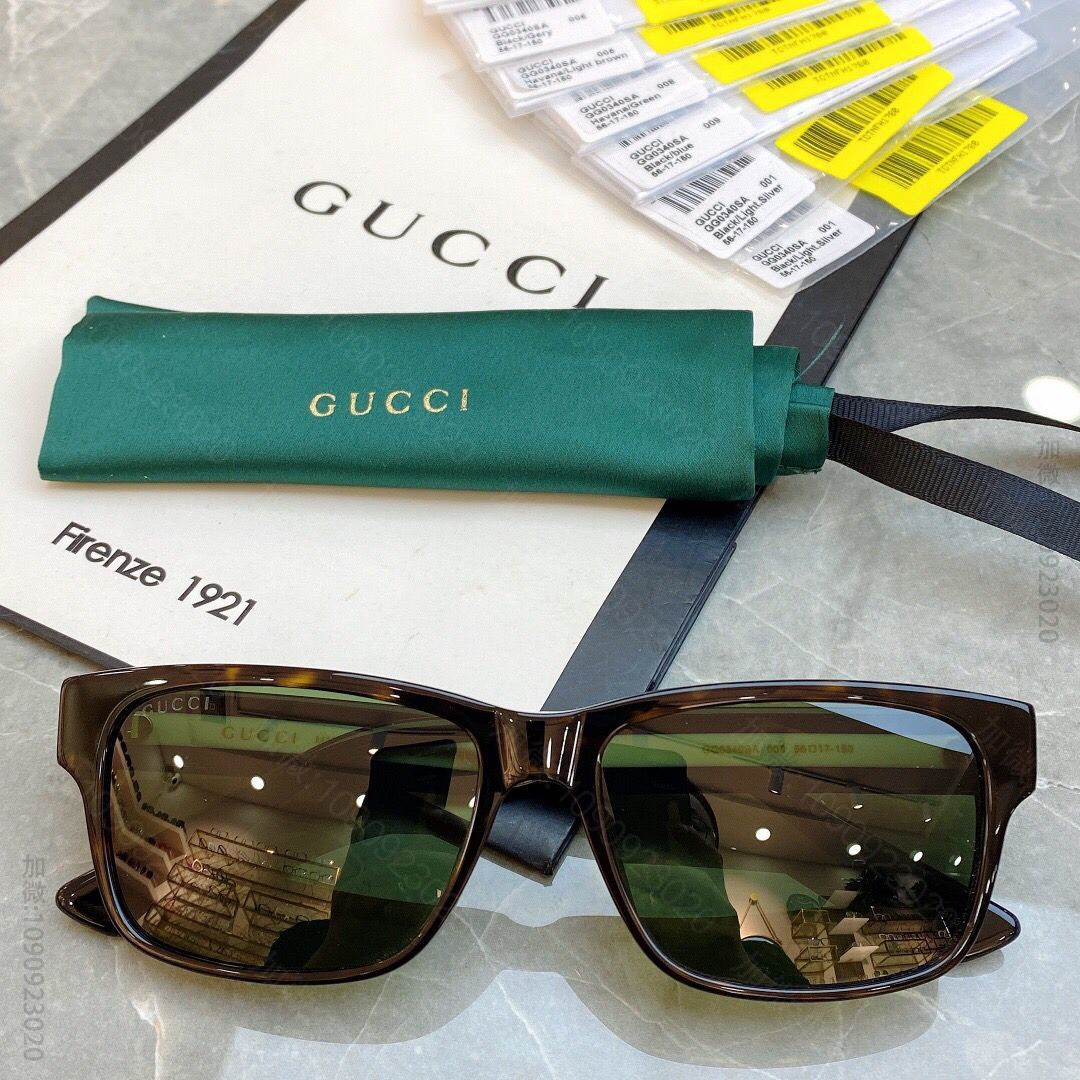 GUCCI古驰方框男女通用太阳眼镜