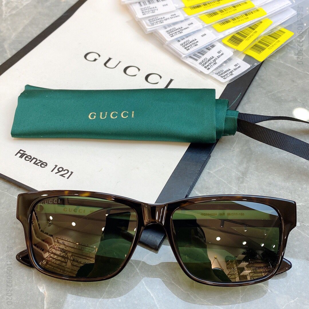 GUCCI古驰方框男女通用太阳眼镜