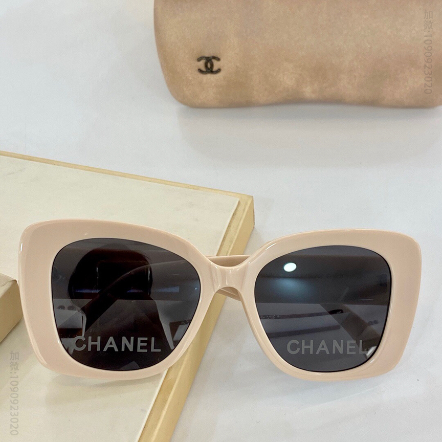 CHANEL香奈儿带钻字母款简单大方女士太阳眼镜