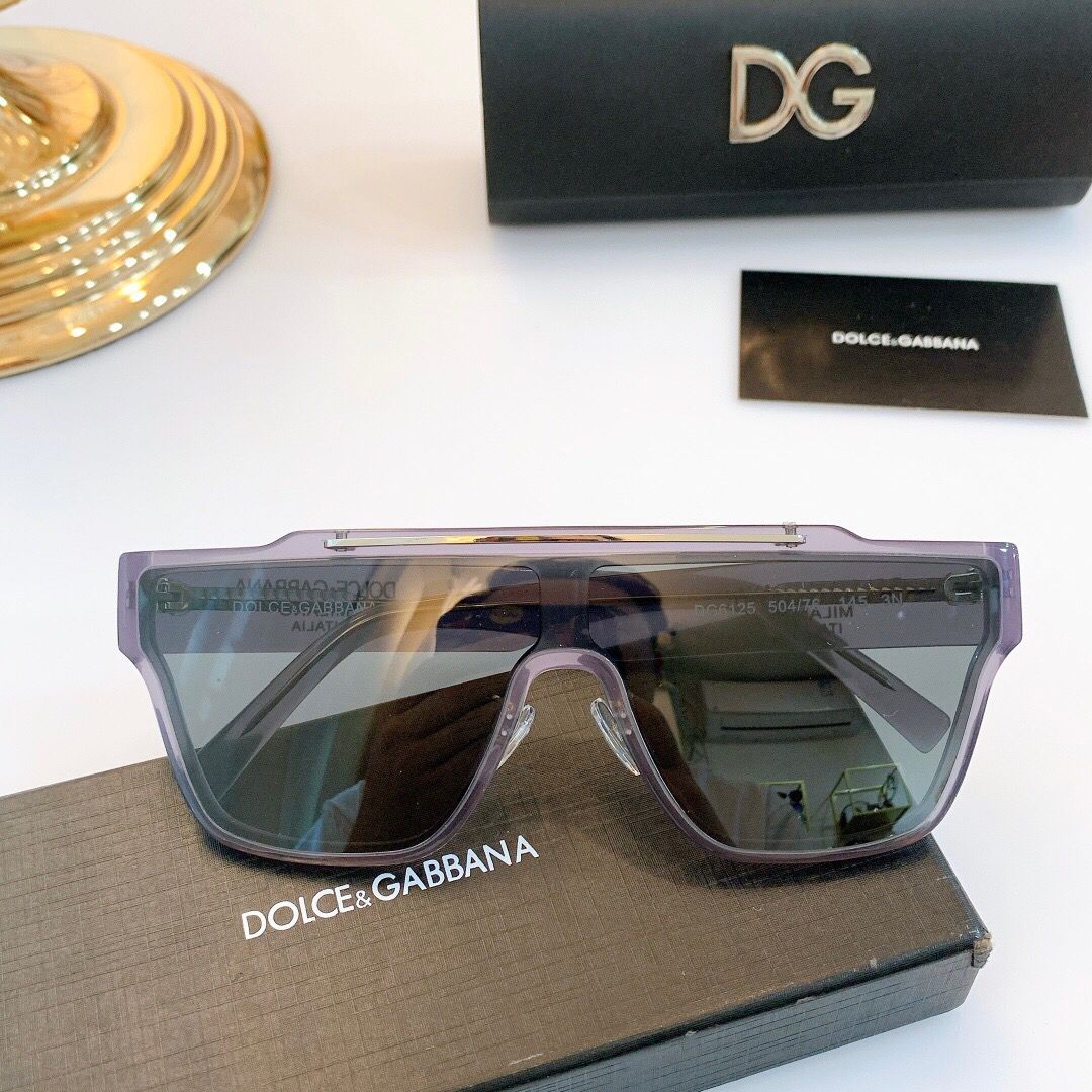 D&G杜嘉班纳英文字母标识男女通用太阳眼镜