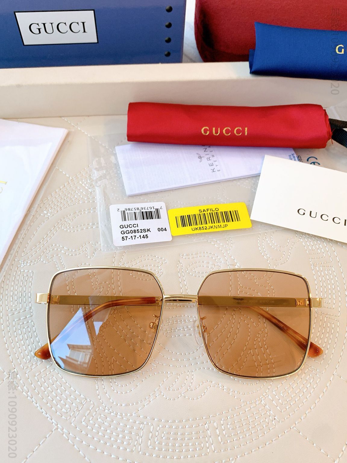 GUCCI古驰超百搭大框男女通用太阳眼镜