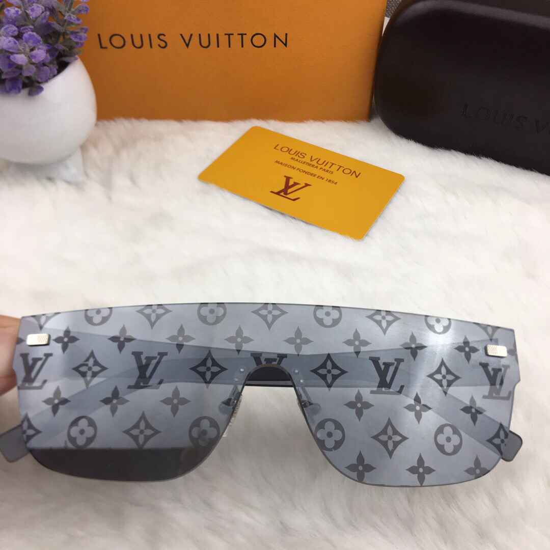 奢侈品牌LV男女款眼镜 LV男女款眼镜 LOUIS VUITTON路易威登超轻连片镜框太阳镜 品牌LV眼镜网站 