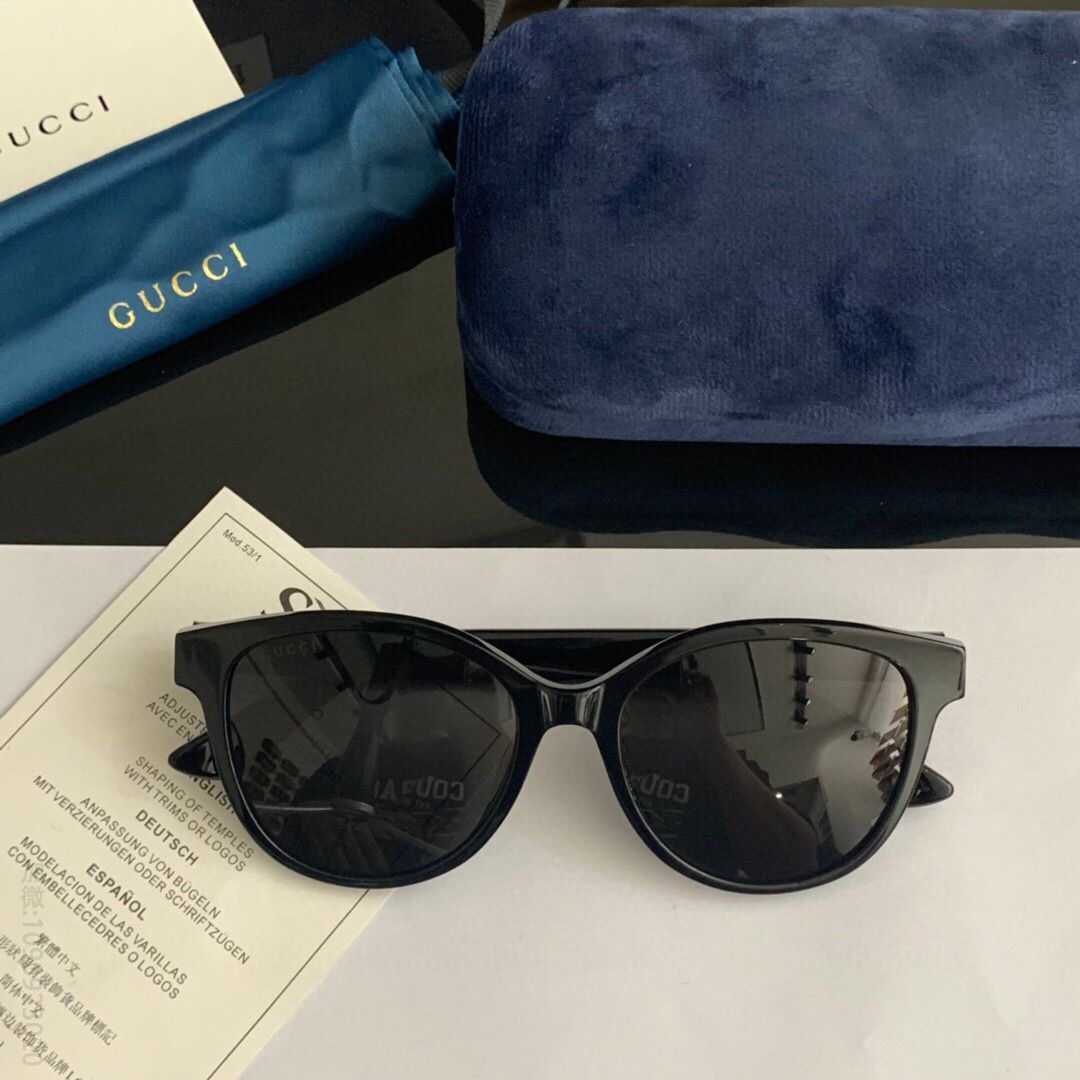 GUCCI古驰早秋新款圆形男女通用太阳镜
